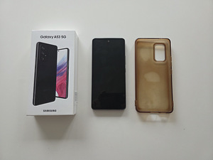 Samsung Galaxy A53 + 256gb mälukaart ja ümbris (1 foto / 3)