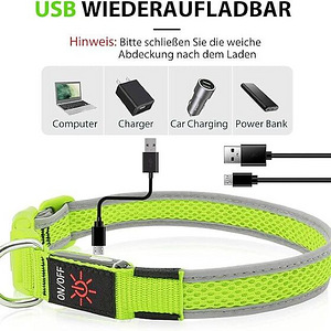UUS! LED koera kaelarihm (2 foto / 9)