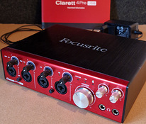 Focusrite Clarett 4Pre USB helikaart