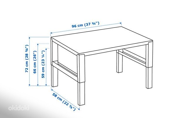 Стол поль икеа размеры