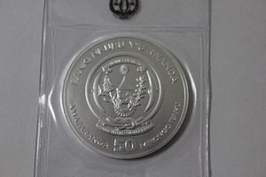 Rwanda NAUTICAL OUNCE 50 Mirongo 1 OZ hõbe (6 foto / 7)