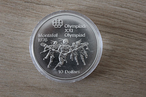 Canada Montreal Olümpia 1976 a. 10 dollars Hõbe (1 foto / 2)
