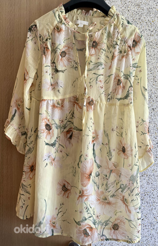 Пляжная блузка/пляжное платье h&M (размер S-M, длина 80см) (фото #1)