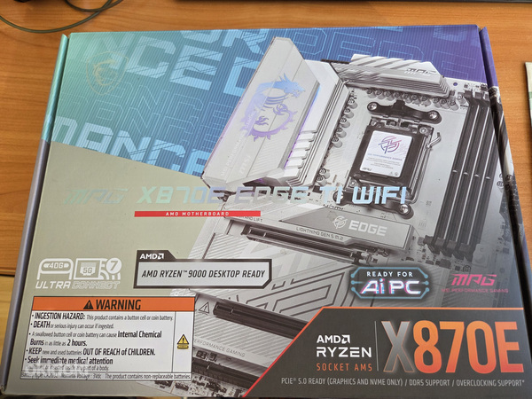 MSI MPG X870E Edge TI WIFI