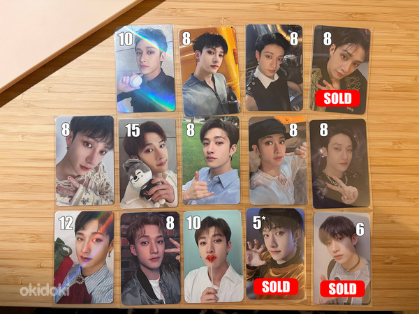 Stray Kids Bang Chan POBs and photocards