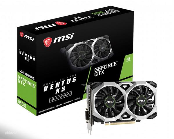 GeForce GTX 1650 VENTUS XS 4 ГБ OC GDDR5 GTX1650VENTUSXS4GOC (фото #1)