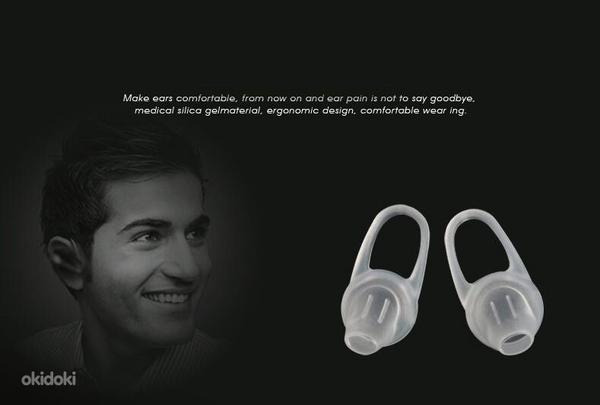 Силиконовые накладки в ухо, новые (фото #1)