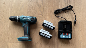 Akulööktrell Makita HP347D + 2 akut + laadija + kohver (1 foto / 4)