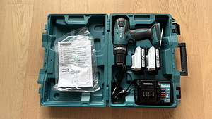 Akulööktrell Makita HP347D + 2 akut + laadija + kohver (3 foto / 4)