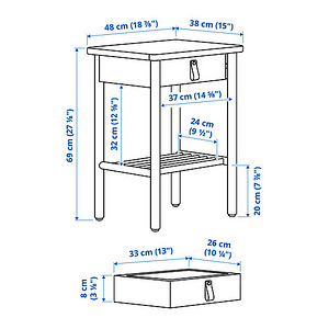 Тумбочки Ikea Björksnäs (2 шт) (2 фото из 4)