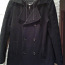 Чёрное пальто с капюшоном Herold (фото #1)