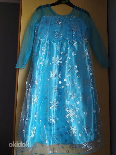 Uus Frozen Elsa kleit 116/122 (foto #2)