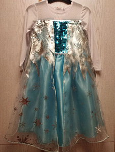 Uus Frozen Elsa kleit 116/122 (1 foto / 3)