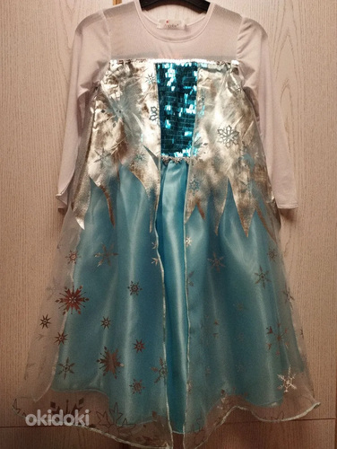 Новое платье Эльзы из Frozen 116/122