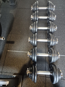 Tunturi hantlid metall 8kg - 30kg erinevad raskused (2 foto / 4)