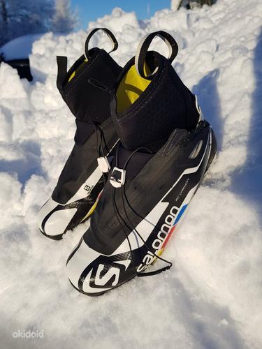 Лыжи ATOMIC и ботинки SNS Salomon (фото #6)
