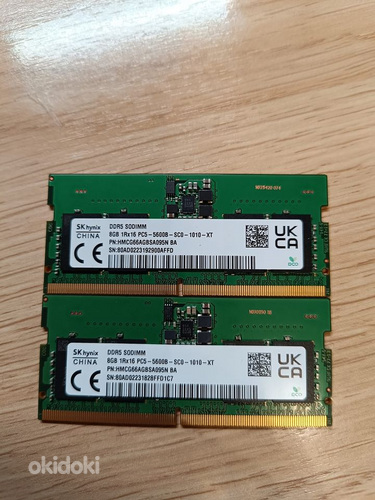 Комплект SK hynix DDR5 SODIMM 16gb 5600mhz (фото #1)