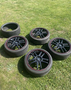 4x 108, 18’ velg + rehv (3 foto / 5)