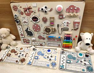 Arendav tegelustahvel beebile - Busy Board (9 foto / 10)