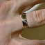 Золотое кольцо с бриллиантами мужское (фото #2)