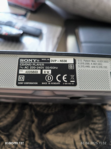 SONY CD/DVD PLAYER (3 foto / 3)