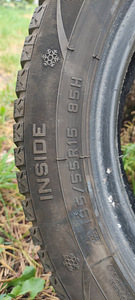 M+S lamellid nagu uued 195/55/R15 (5 foto / 6)