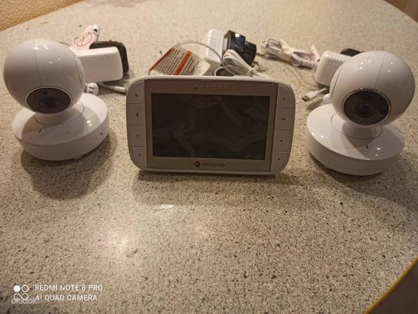 Motorola VM36XL-2 Baby Monitor, 2 kaamerat - uueväärne (foto #1)