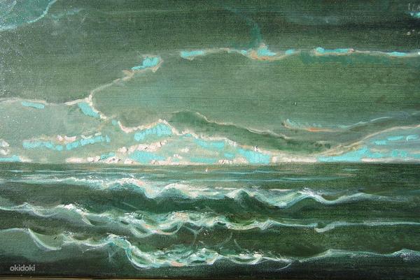 Pilt "Meri, mäed" Õli lõuendil 30x60 cm (foto #2)