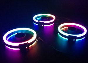 DR12 PRO A-RGB Fan 5in1 Pack 120mm Must (5tk) (3 foto / 5)