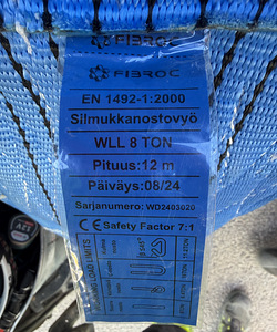 Müün silmus-tõstevöö (lint) 8 t/12 m (3 foto / 4)
