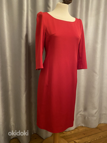 Вишнево-красное платье (фото #1)