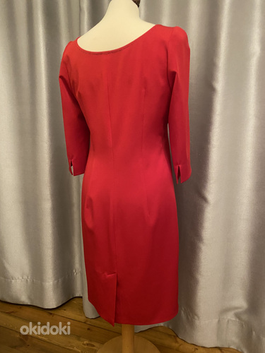 Вишнево-красное платье (фото #4)