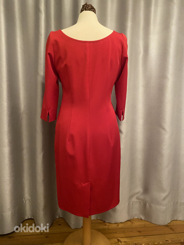 Вишнево-красное платье (фото #5)