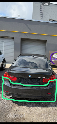 BMW F30 задний бампер
