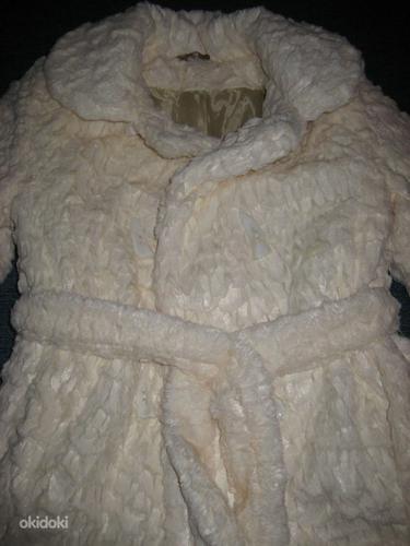 Новая декоративная детская шубка/пальто, размер 104см (фото #3)