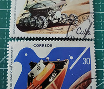 Cuba 1982 Space Satellite stamps