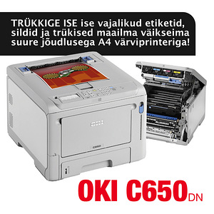 Цветной принтер OKI C650 - печать на разных материалах! (1 фото из 6)
