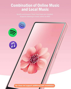 AGPTEK WiFi MP4-mängija T05 (rose) UUS! (2 foto / 4)