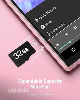 AGPTEK WiFi MP4 плеер T05 (розовый) NEW! (фото #3)