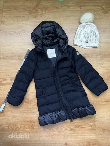 Moncler mantel originaal müts kaasa