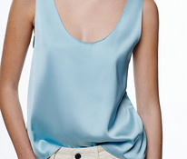 Атласная рубашка Zara, размер M