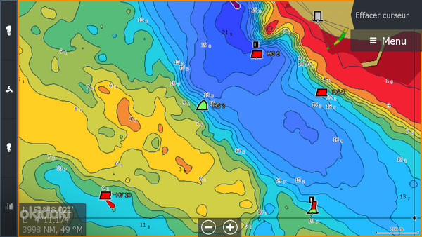 Цветная карта C-MAP EN-Y055. Балтийское море и др. Lowrance. (фото #2)