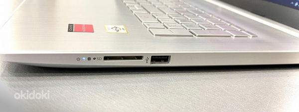 Suur sülearvuti HP 17.3" , 8gb DDR4 , 256gb SSD (foto #4)