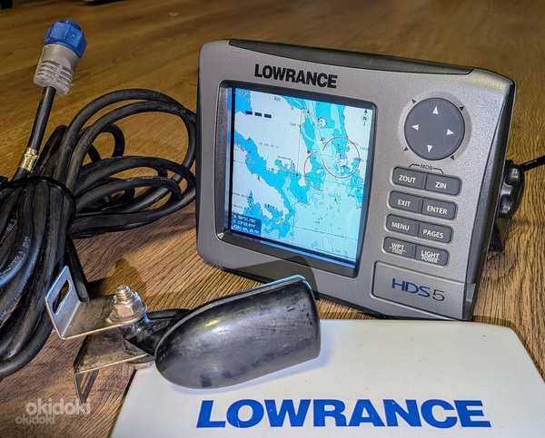 Kajalood Lowrance HDS 5 + Navionics kaart