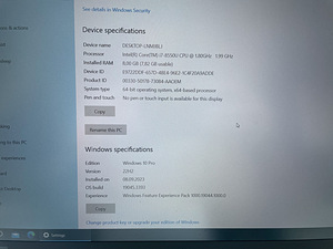 Lenovo ThinkPad T580, i7-8550U, 8GB (5 foto / 5)