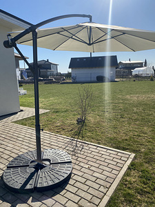 Päikesevari Ø 350 CM + jala raskused (1 foto / 1)
