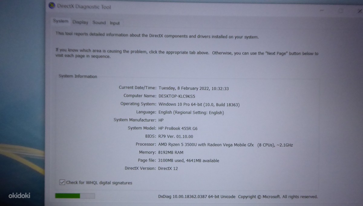 Sülearvuti HP ProBook 455R G6 + Laadija + Juhend + Karp (foto #6)