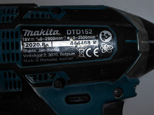 Akutrell Makita DTD152 (5 foto / 6)