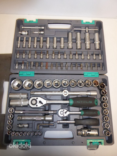 Комплект ключей и насадок Stels Auto 96 шт (фото #3)