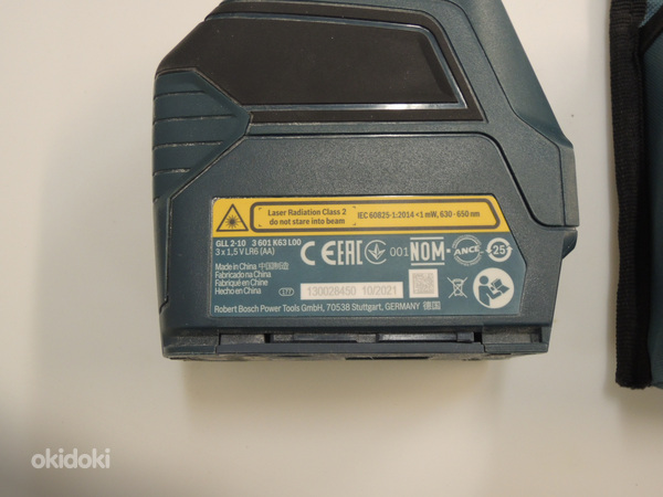 Крестовой лазерный нивелир Bosch GLL 2-10 + чехол (фото #6)